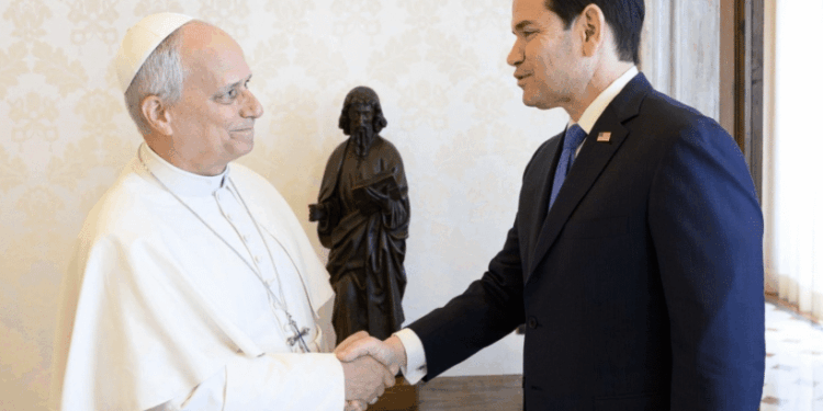 Marco Rubio Meets Pope Leo XIV At Vatican After Trump Criticizes Pontiff Over Iran, Immigration