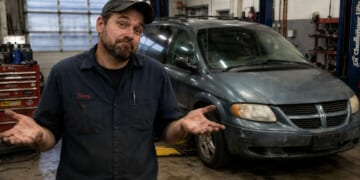 Image for article: Mechanic Has No Idea How Dodge Caravan Still Running