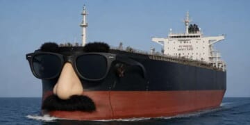 Image for article: Oil Tanker Slips Anonymously Through Strait Of Hormuz By Adding Fake Nose And Mustache