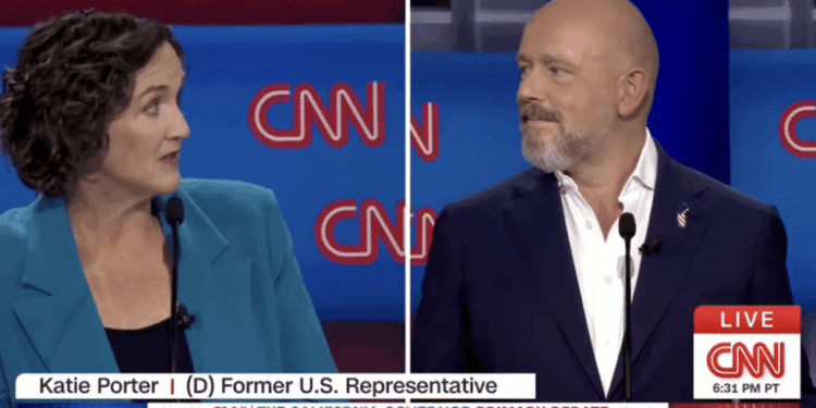 Porter's Debate Tactic FLOPS — 'Just Watching You Prove to Everyone They Can't Vote for a Democrat' [WATCH]
