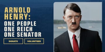 Image for article: Republicans Smear Popular Progressive Candidate Just Because He's a Clone of Hitler