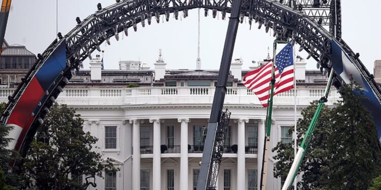 Trump Brings a UFC Cage to the White House for America’s 250th