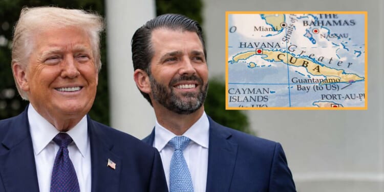 Image for article: Trump Surprises Don Jr. With Beautiful Wedding Gift Of Cuba