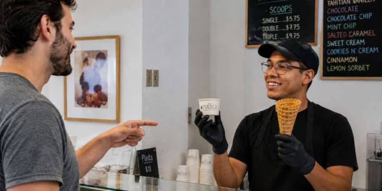 Image for article: Uncultured Philistine Declines To Have Ice Cream Served In Waffle Cone