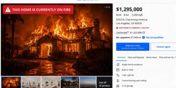 Image for article: Zillow Adds New Feature For California Homes Showing Whether They Are Currently On Fire