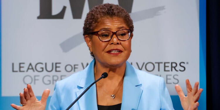 Image for article: ‘Spencer Pratt’s Rhetoric Is Dangerous’ Warns Karen Bass To The 30 Angelenos Who Haven't Been Stabbed To Death By Hobos
