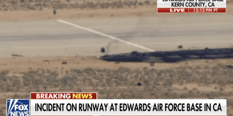 Air Force B-52 Stratofortress Crashes After Takeoff at Edwards Air Force Base