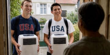 Image for article: American Missionaries Dispatched To Europe To Spread The Good News About Air Conditioning