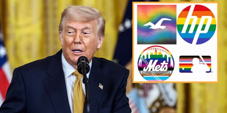 Image for article: Companies Posting Pride Month Logo Obviously Unaware That Donald Trump Is President