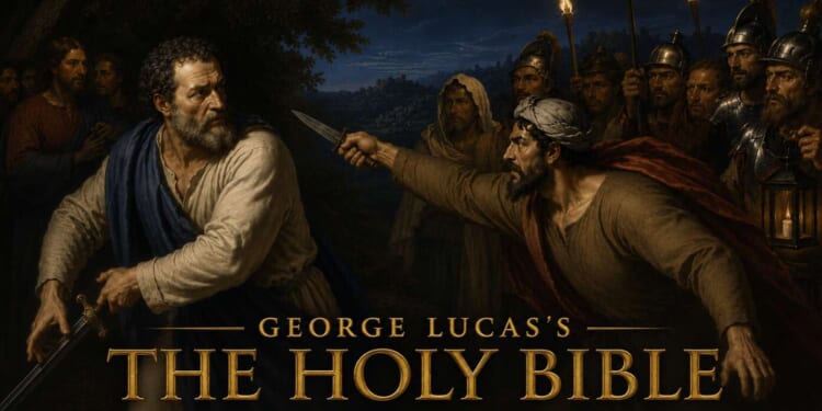 Image for article: George Lucas Releases Edit Of The Bible Where Malchus Attacks Peter First