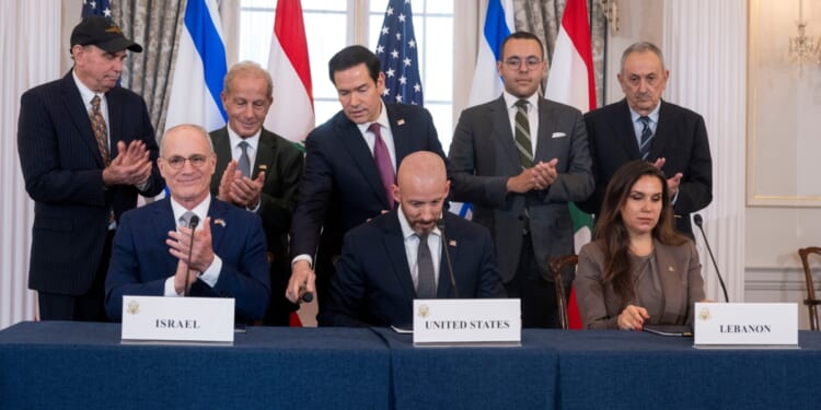 Israel-Lebanon Sign U.S.-Brokered Peace “Framework”