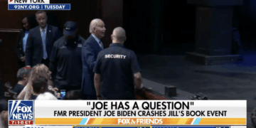 Joe Biden Interrupts Jill Biden’s New York Book Event With Unscripted Question and Book Plug