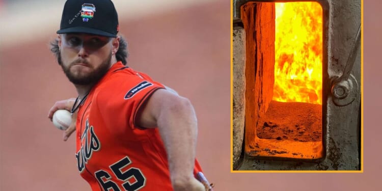 Image for article: MLB Orders Players Who Refused To Bow To Pride Flag To Be Thrown Into Fiery Furnace