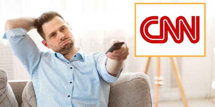 Image for article: Man Needing Break From Reality Turns On CNN