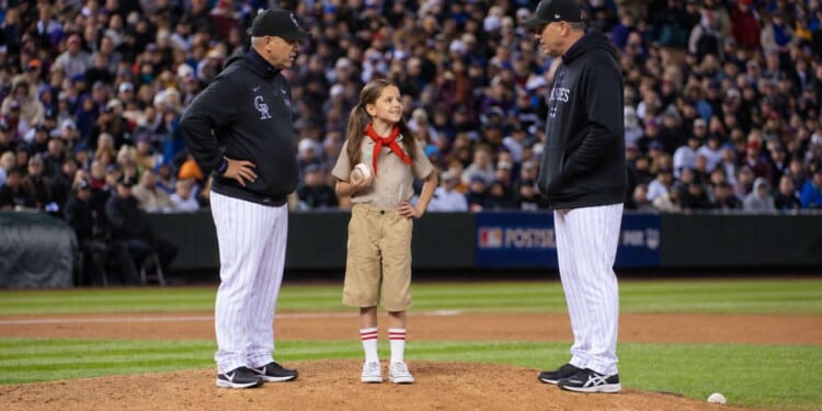 Image for article: Rockies Ask Girl Scout Who Threw Out First Pitch If She Can Go 9 Innings Tonight