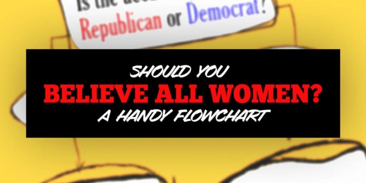 Image for article: Should You Believe All Women? A Handy Flowchart