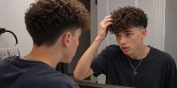 Image for article: Teen Boy Worried Hair Does Not Look Enough Like Head Of Broccoli
