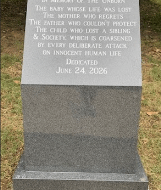 Tennessee Unveils New Monument to the Victims of Abortion