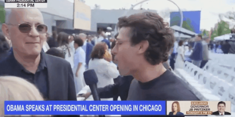 Tom Hanks Jokes About MS NOW Ratings During Live Interview at Obama Center Opening