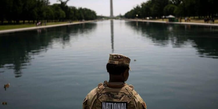 Trump Announces Arrests After Alleged Vandalism Causes Massive Gash In Lincoln Memorial Reflecting Pool