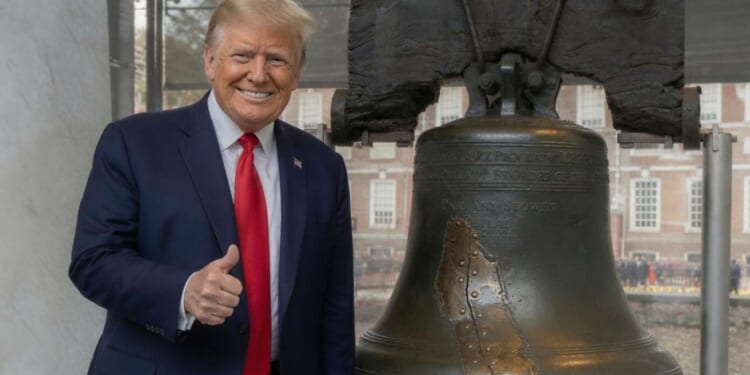 Image for article: Trump Repairs The Crack In The Liberty Bell