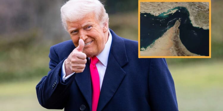 Image for article: VICTORY: Trump Secures Reopening Of Strait That Was Open Before War