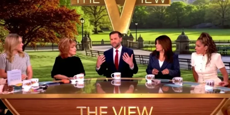 VP Vance Puts His New Book’s Message Into Practice on “The View”
