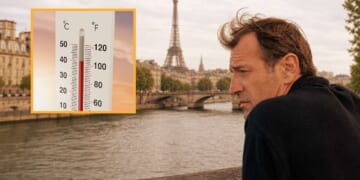 Image for article: Weakling French Declare 'Hottest Day Ever' When It's Only 40 Degrees
