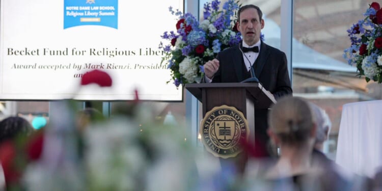 Notre Dame awards religious liberty prize to Becket Fund for Supreme Court wins