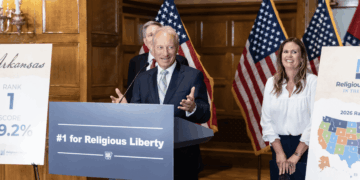 Arkansas Tops List for Most Religious Freedom in State Law, Says First Liberty