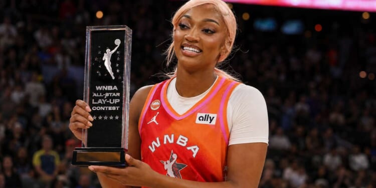 Image for article: Angel Reese Wins WNBA Layup Contest By Making One