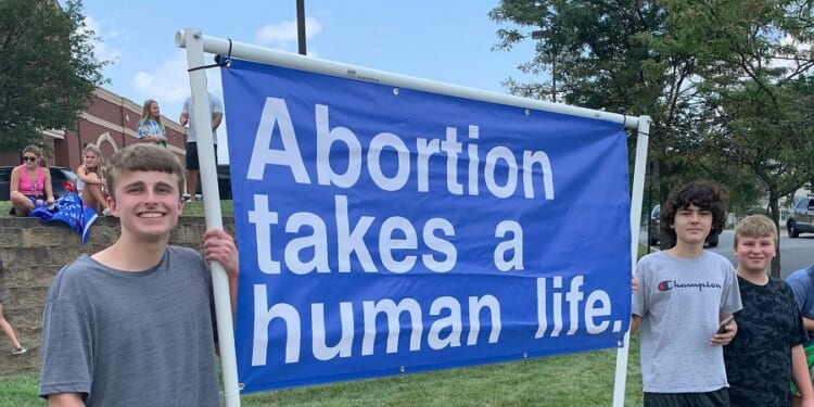 Campaign Will Show Banners on Freeways Saying “Abortion Takes a Human Life”