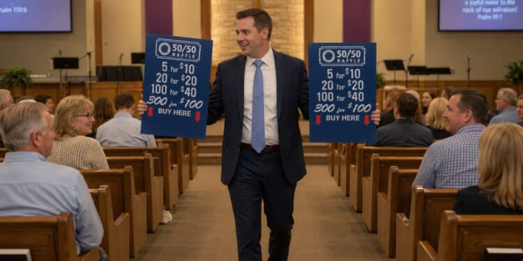 Image for article: Church Replaces Weekly Offering With 50/50 Raffle