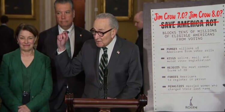 Image for article: Debate Rages Among Democrats About Whether SAVE Act Is Jim Crow 7.0 Or Jim Crow 8.0