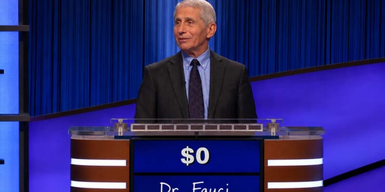Image for article: Fauci Appears On 'Jeopardy!', Pleads The Fifth To Every Question