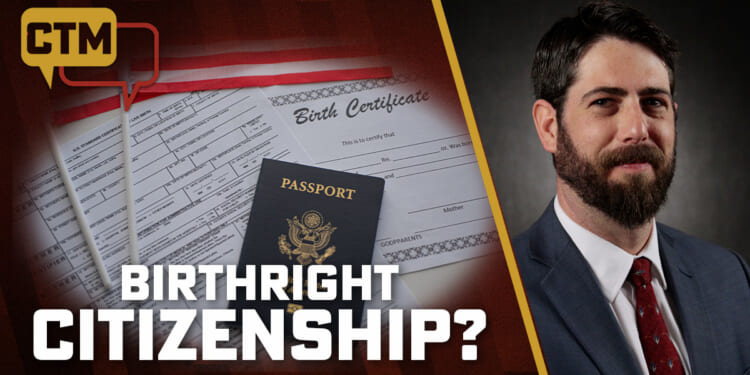 Fix Birthright Citizenship Idiocy Without Constitutional Amendment