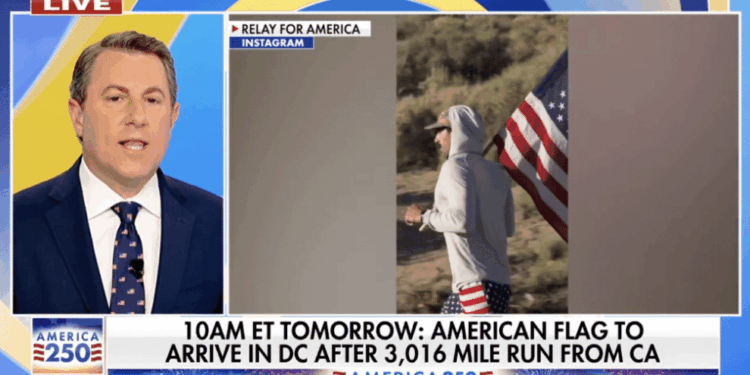Flag Relay Sprints 3,016 Miles To D.C. For July 4 [WATCH]