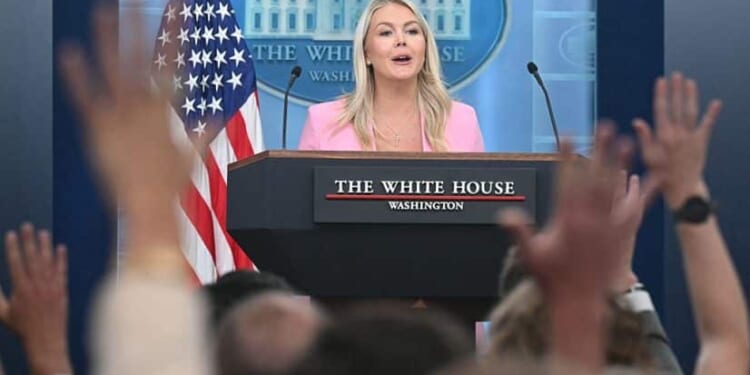 Karoline Leavitt Holds the White House Press Briefing