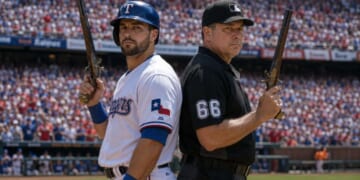 Image for article: MLB Introduces New Rule Where Batters Can Challenge Umpire To A Duel