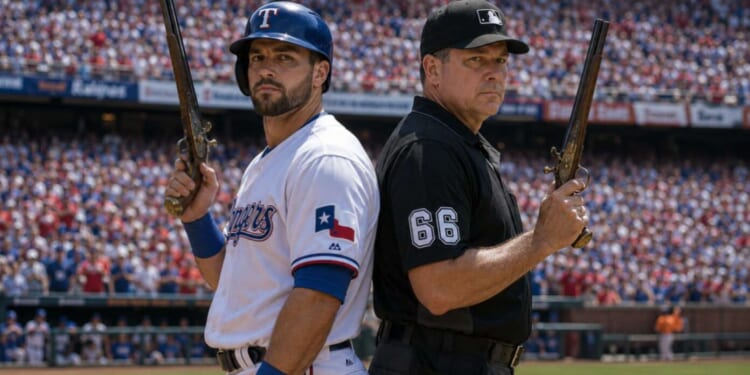 Image for article: MLB Introduces New Rule Where Batters Can Challenge Umpire To A Duel
