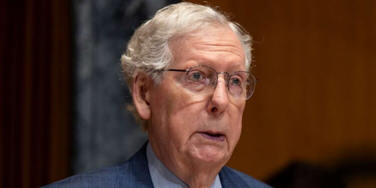 Image for article: Mitch McConnell Honors Late Friend Lindsey Graham With 47-Day Moment Of Silence