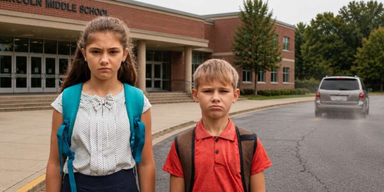 Image for article: Mom Decides To Drop Kids Off For First Day Of School Three Weeks Early