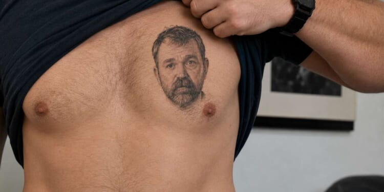 Image for article: Nazi Really Regretting Getting Graham Platner Tattoo