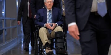 New Video Shows Mitch McConnell Loaded Into Ambulance After Medical Emergency