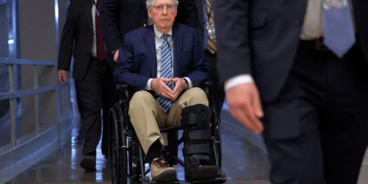 New Video Shows Mitch McConnell Loaded Into Ambulance After Medical Emergency