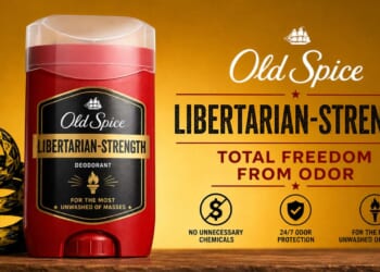 Image for article: Old Spice Introduces New Libertarian-Strength Deodorant