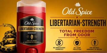 Image for article: Old Spice Introduces New Libertarian-Strength Deodorant