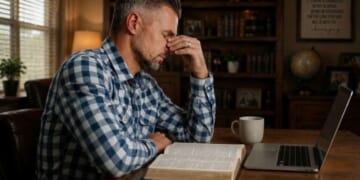 Image for article: Pastor Psyches Himself Up For Another Grueling One-Day Work Week
