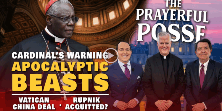 Rome Caves to China, Cardinal Warns of Apocalyptic Beasts & Rupnik Off the Hook?