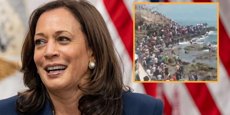 Image for article: Spain Turns To Experienced Border Czar Kamala Harris For Help With Migrant Invasion
